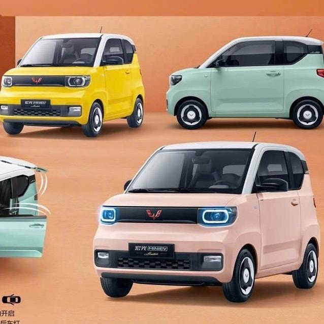  Mô hình xe Ô tô Wuling điện sắt nguyên khối  - có đèn led - có âm thanh - mở được cửa - tỉ lệ 1:20 - đồ chơi toy 