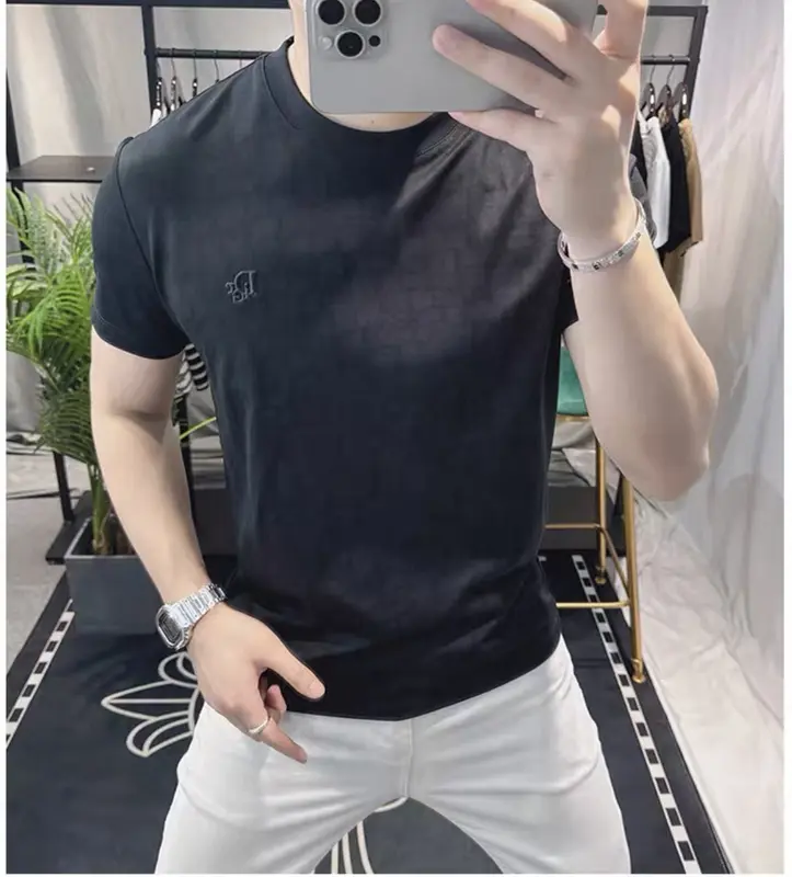 Áo Thun Nam Ngắn Tay Dor Cao Cấp , Chất liệu Cotton Lạnh , Co Giãn , Thời Trang , Phong Cách Lịch Lãm Mới Nhất 2025 (7860) 5