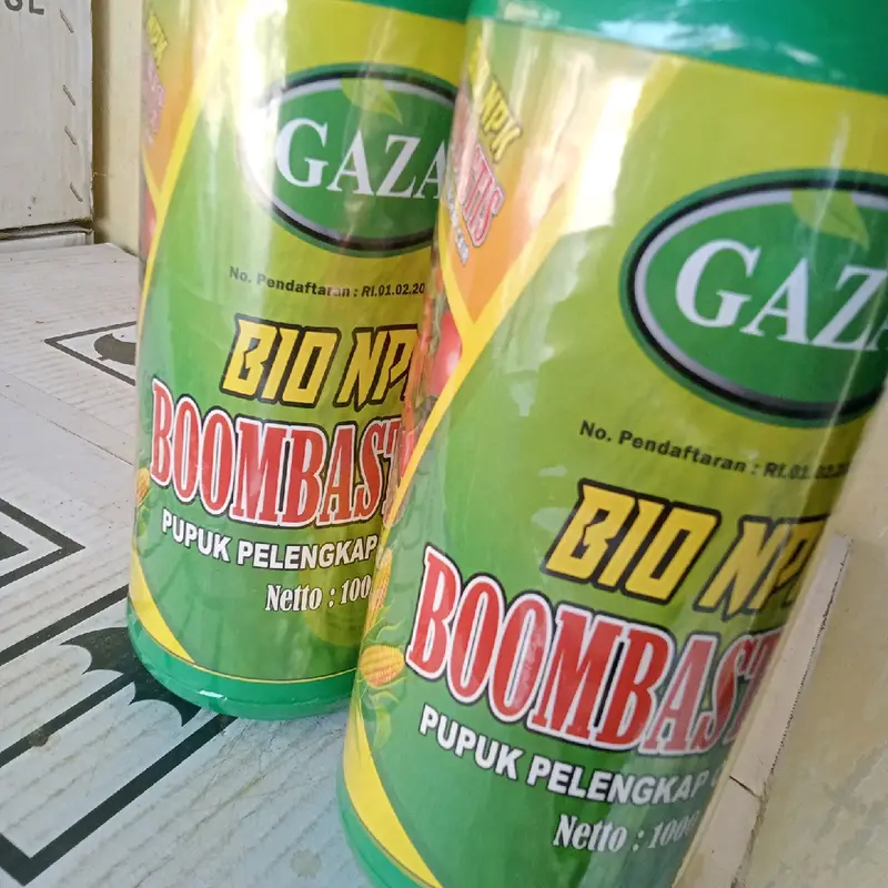 Pupuk Gaza NPK BOOMBASTIS 1 liter untuk pertumbuhan optimal semua jenis tanaman dengan nutrisi komplit dan hormon Ga5 4
