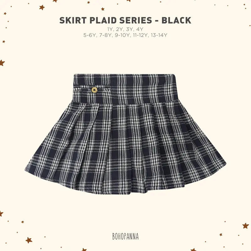BOHOPANNA - SKIRT PLAID SERIES - ROK ANAK 2