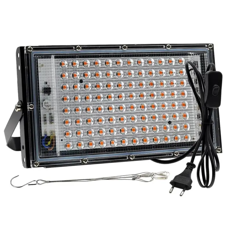 Đèn LED phát triển, Chiếu sáng phổ đầy đủ, cho cây trong nhà thủy canh, phích cắm EU 0