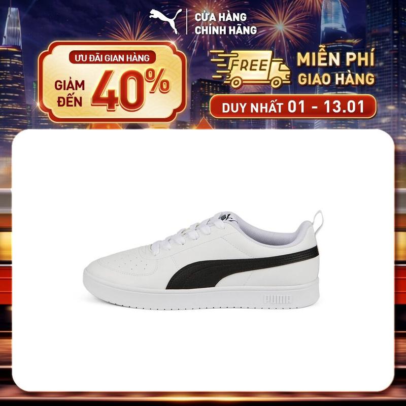  Giày thể thao Rickie Unisex Màu Trắng Đen 