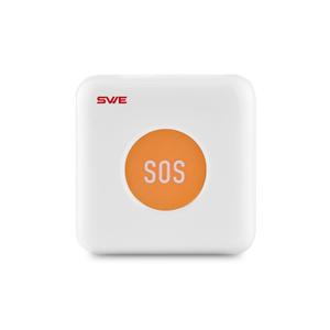 อุปกรณ์ฉุกเฉินแบบปุ่มเดียวสำหรับผู้สูงอายุ, Sagewe, สัญญาณเตือนไร้สายระยะไกล, เหมาะสำหรับผู้สูงอายุนอนอยู่บนเตียงและอยู่คนเดียว, กระดิ่งเรียกเก็บเงินพกพาสำหรับใช้ในบ้าน, ตัวโทรหนึ่งปุ่ม SOS
