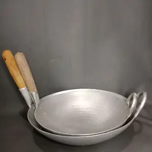 Wajan Seblak / Wajan Nasgor anti karat bhn alumunium khas garut Kitchenware Dapur