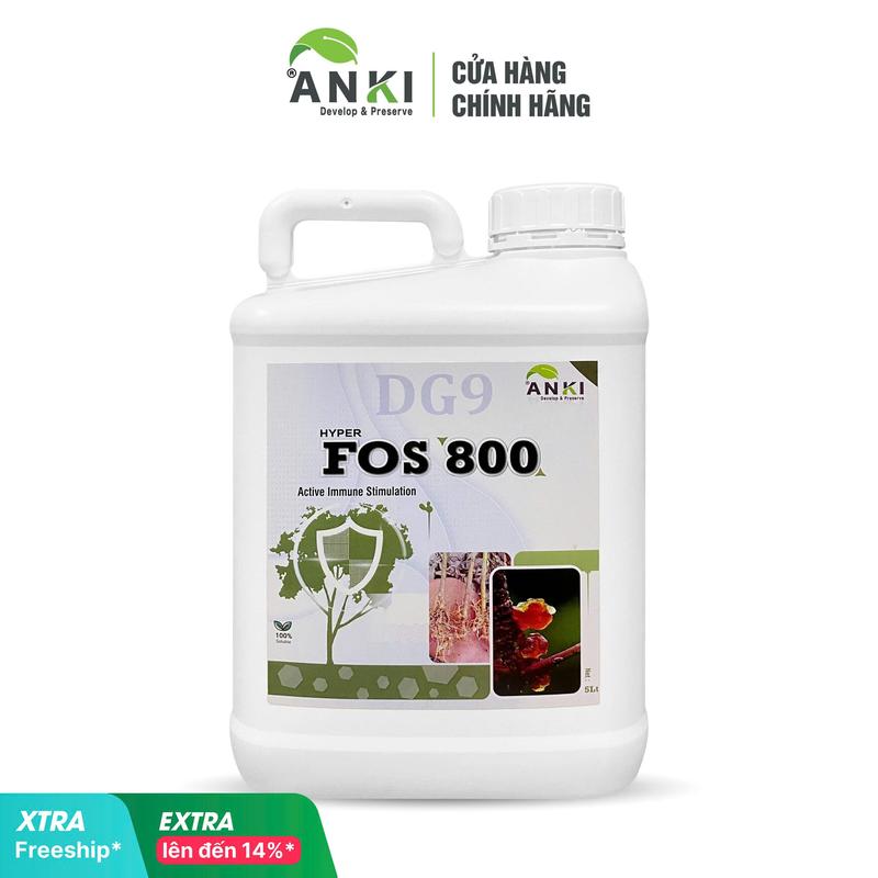 Hàng mới về Can phân bón Fos 800 hữu cơ 5 Lít nhập khẩu Châu Âu nguyên đai nguyên kiện