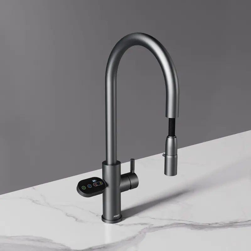 ARNO Flex 5 in 1 Brushed Gunmetal Instant Boiling Hot Water Tap 3