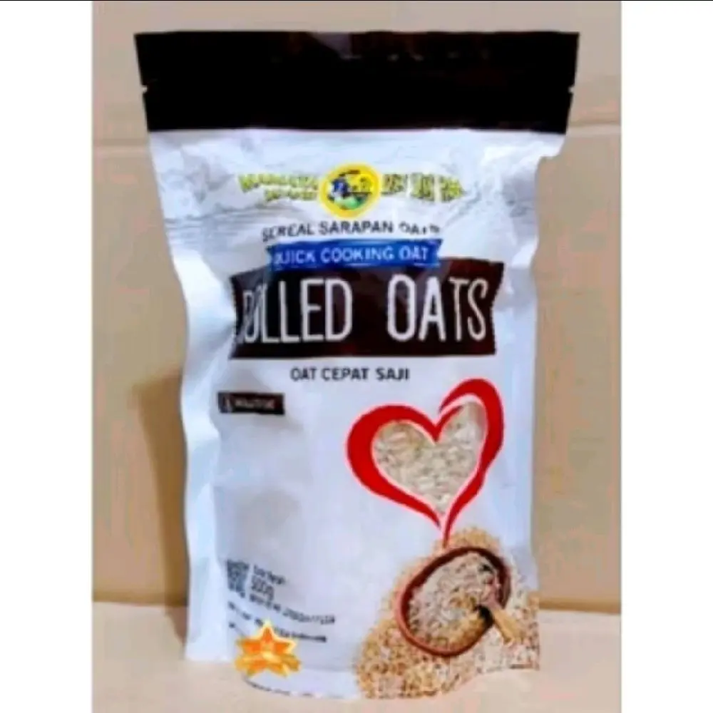 MAMATA/ KIMONO ROLLED OAT 500gr/ SEREAL OAT UTUH/ OAT CEPAT SAJI/ GANDUM KASAR/ SEREAL INSTANT Cereal