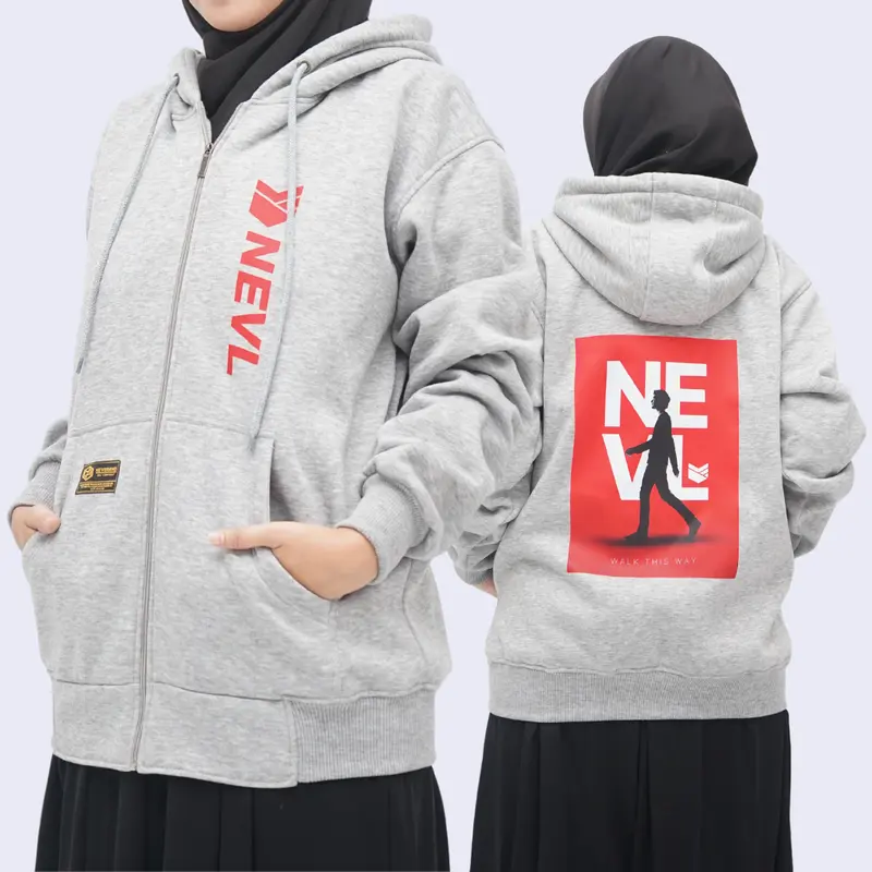 NEVL - Sweater Hoodie Zipper "WTW" Unisex/Pria-Wanita 3