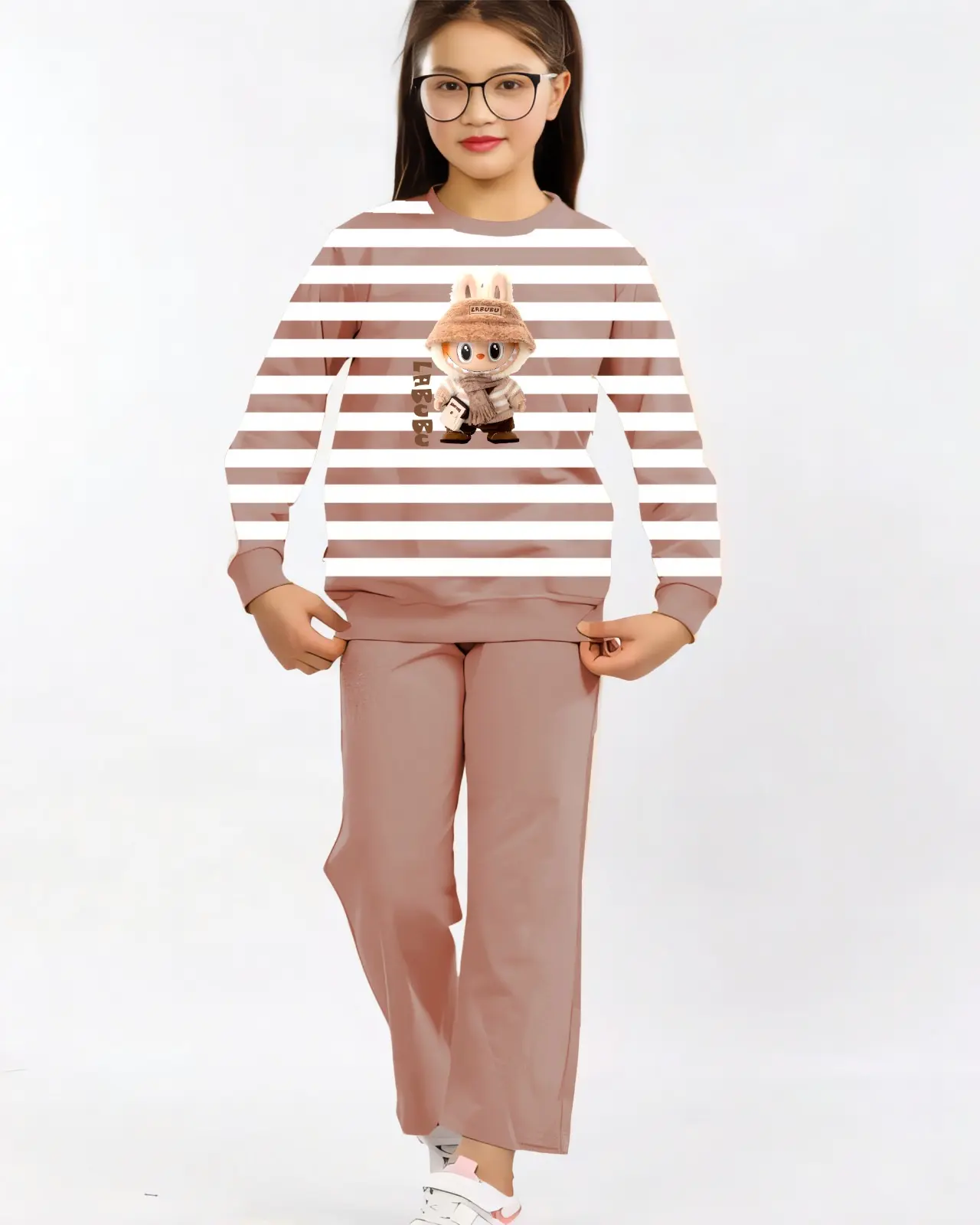 STELAN SALUR LABUBU LENGAN PANJANG CELANA PANJANG  ANAK 5-12 TAHUN | STELAN MOTIF ANAK LAKI LAKI | STELAN MOTIF ANAK PEREMPUAN | STELAN ANAK ANAK