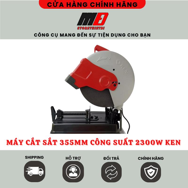 Máy Cắt Sắt 355mm Công Suất 2300W Chinh Hãng Ken / 7614NB