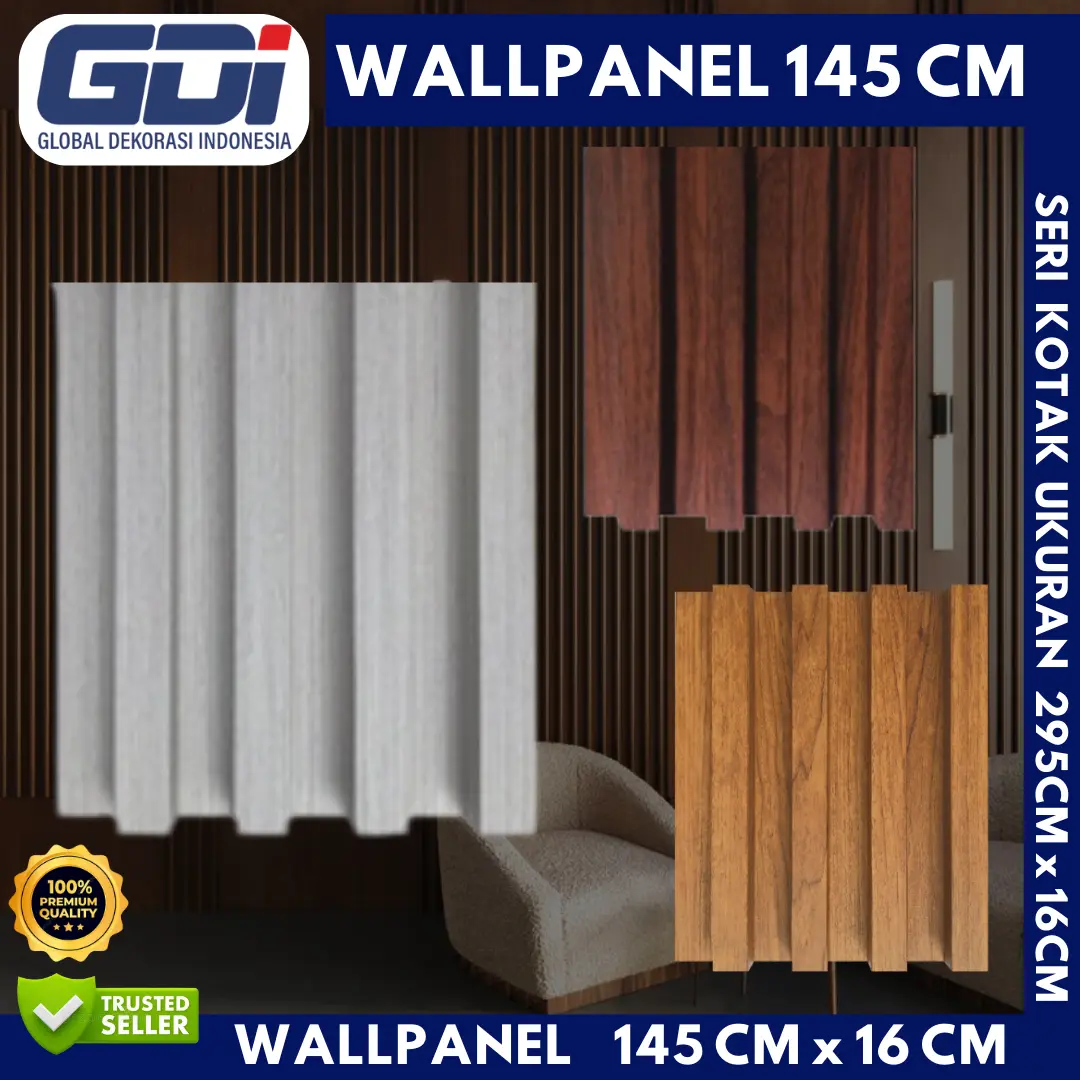WALLPANEL UKURAN 1.45 M SUPER HIGH QUALITY ESTETIK