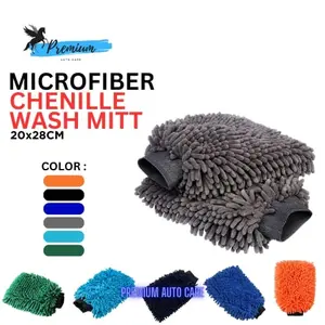 PEGASUS Wash Mitt Chenille Microfiber / Washmitt Sarung Tangan Cuci Mobil Motor