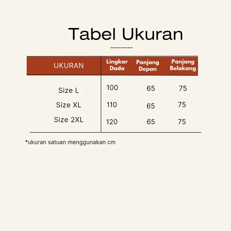 Baju Atasan Kemeja Blouse Wanita Lengan Panjang Warna Bata Bata 2XL