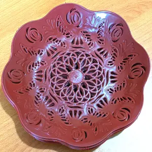 Piring Rotan Kupu 1 Lusin Tebal - Piring Rotan Kupu2 cantik Piring Rotan Kupu 1 Lusin Tebal - Piring Rotan Kupu2 cantik