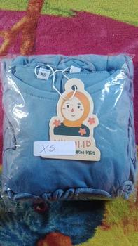 Product Review of MIMMI.ID—Shanum Set Jilbab Dress Gamis Jersey Anak Perempuan Baju Muslim Panjang Syari Cewek Wanita Setelan  Polos Newborn from A**h 1