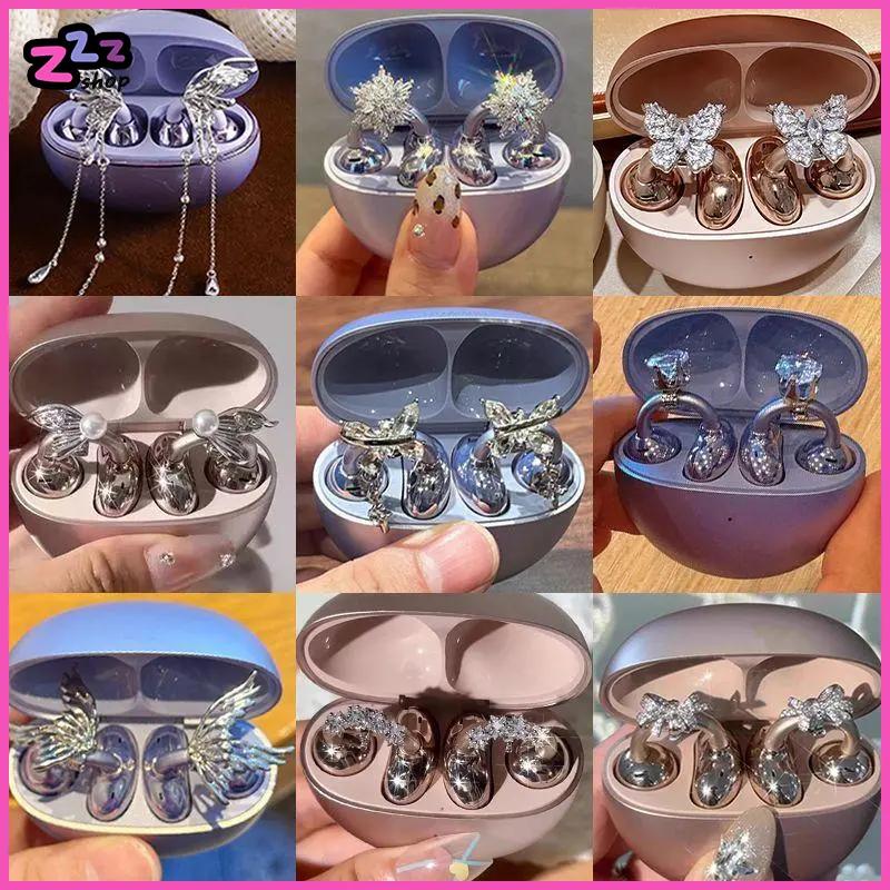 1 Pa irs DIY buckle đường kính tai nghe tai nghe trang trí zircon clip trang…