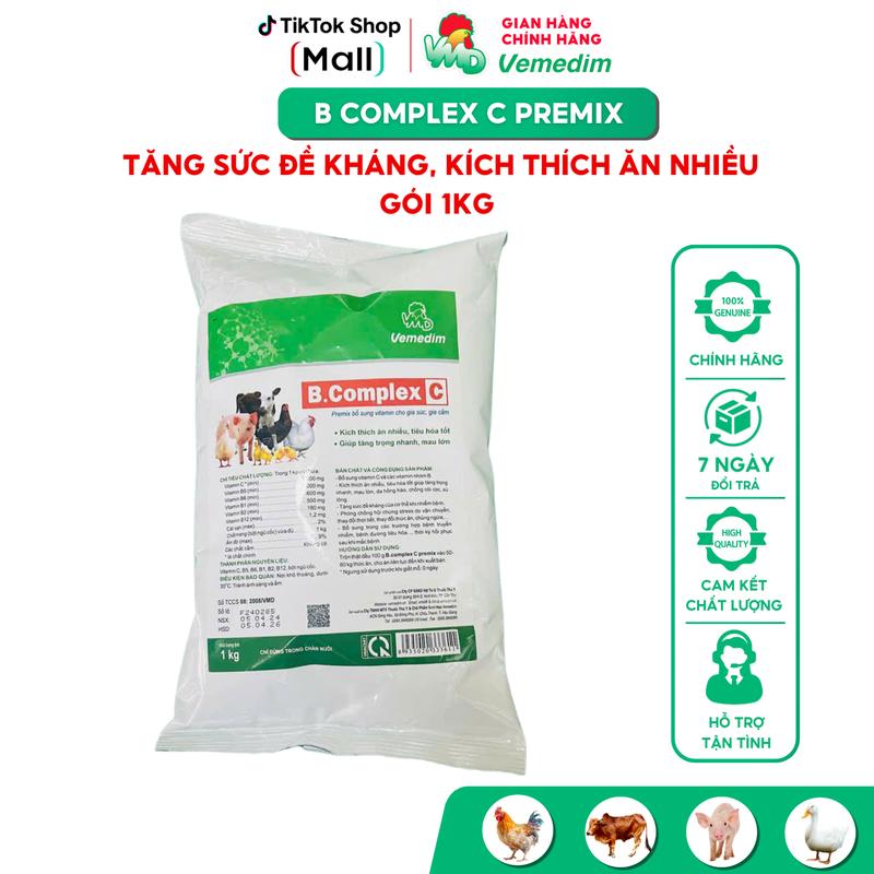 Vemedim ADE B Complex bột - Premix vitamin cho gia súc, gia cầm. Bổ sung các…
