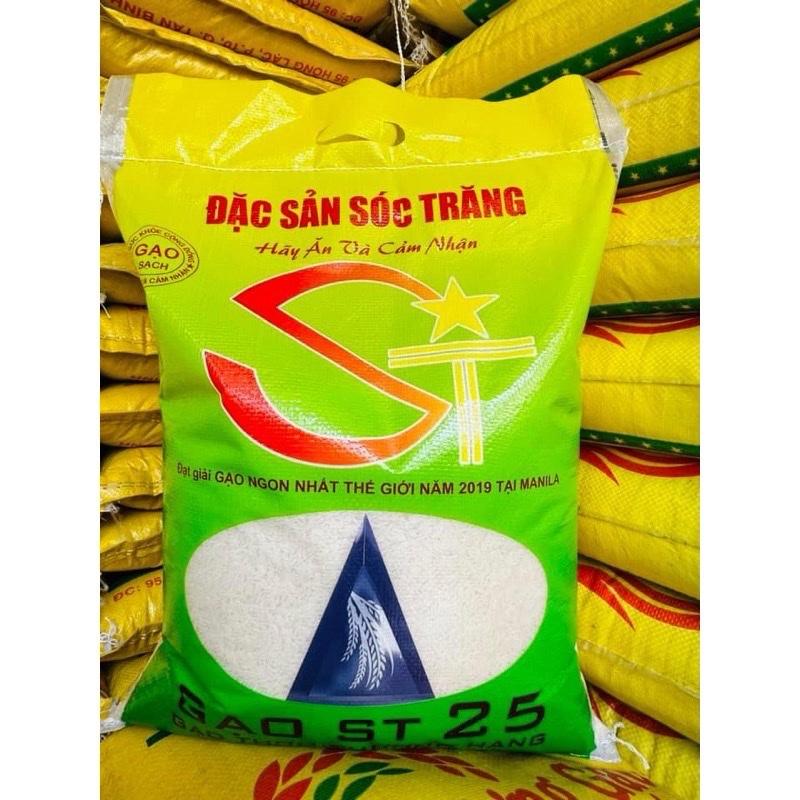  10kg Gạo ST25 Loại 1 - Dẻo Mềm ,Ngọt Cơm. 