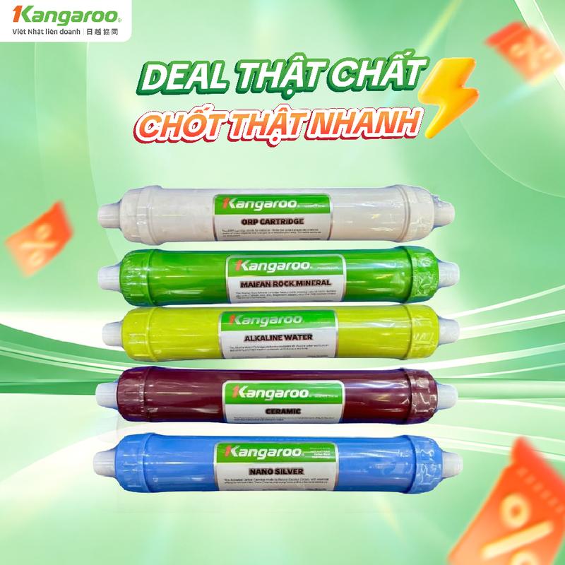 Bộ Lõi Chức Năng Dùng Cho Máy RO Kangaroo Loại Thường - Đảm Bảo Hiệu Suất Hoạt Động