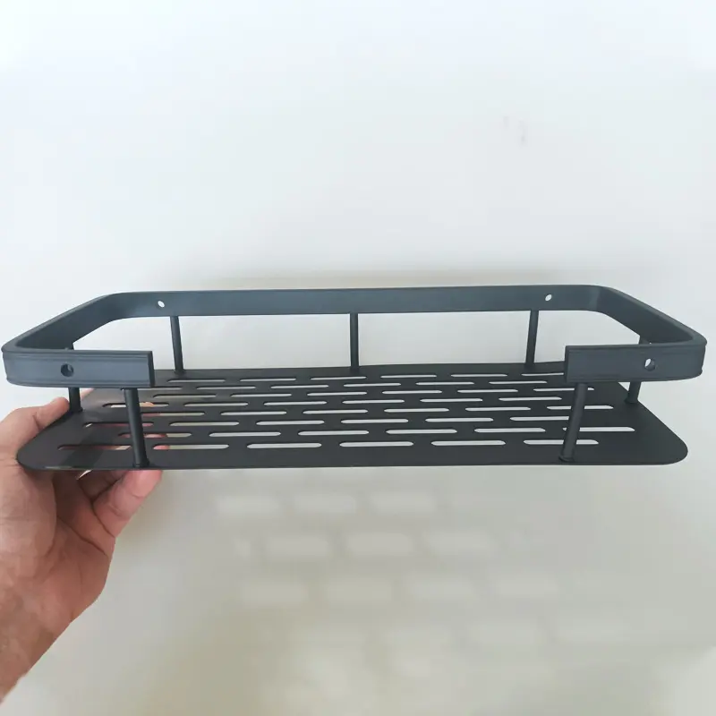 Kệ Phòng Tắm, Kệ Tắm Góc, Chất Liệu Nhôm, Treo Tường, Giá Để Dầu Gội Đầu, Phụ Kiện Nhà Bếp Và Phòng Tắm, Lắp Đặt Khoan / Không Khoan
