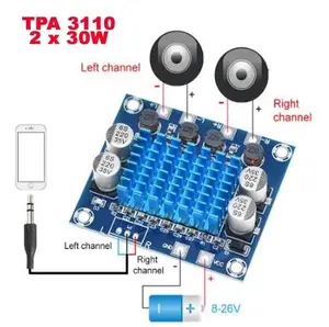 TPA3110 XH-A232 POWER AMPLIFIER CLASS D 30W+30W 2.0 DIGITAL STEREO