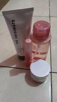 Product Review of The Originote Bundle 3in1 Basic Skincare - Micellar Water + Moisturizer + Facial wash 150ml Membersihkan dan Mencerahkan Wajah Cleanser Hyalucera from n**i 0