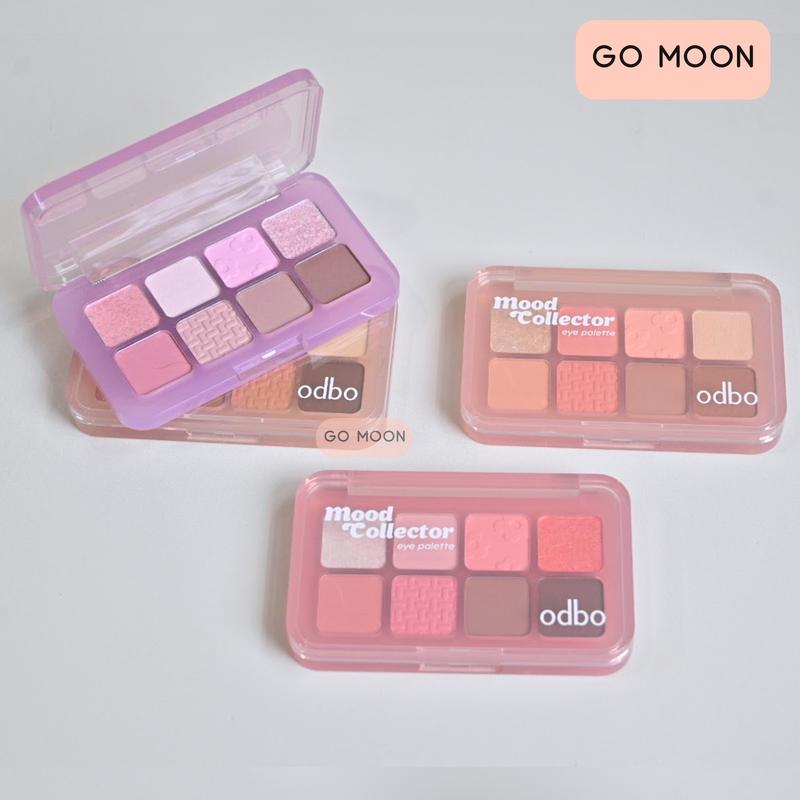  Bảng Phấn Mắt Odbo 8 Ô OD2030 Nhũ Lì Trong Suốt Mood Collector Eye Palette 7.2g Hàng chính hãng 