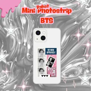 TANPA CASE | Paket MiniPhotostrip Kpop BTS Photostrip idol kpop photocard photo decorate case Foto