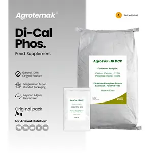 DCP Dicalcium Phosphate 1 kg AGROFOS-18 Kalsium Fosfat Calcium Fosfor Mineral Pakan Hewan Ternak