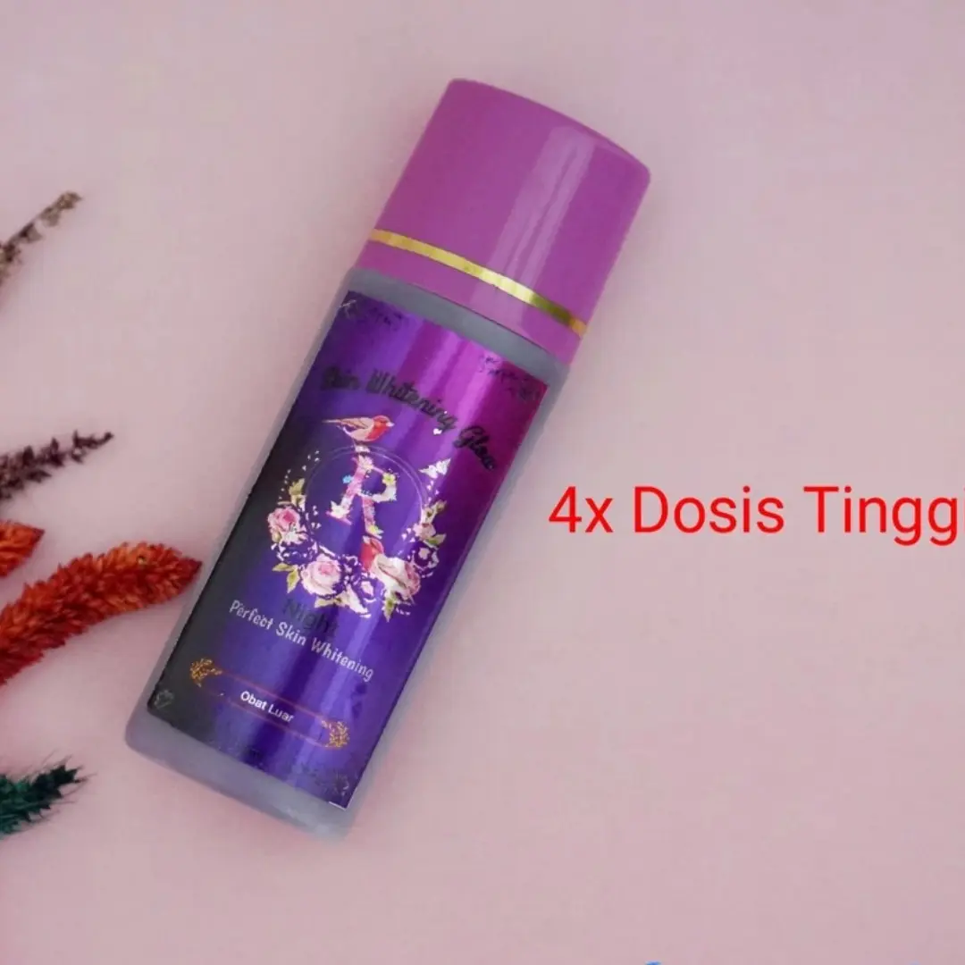 Lotion Skin glow night. 4x whitening lotion pemutih Memutihkan Mencerahkan