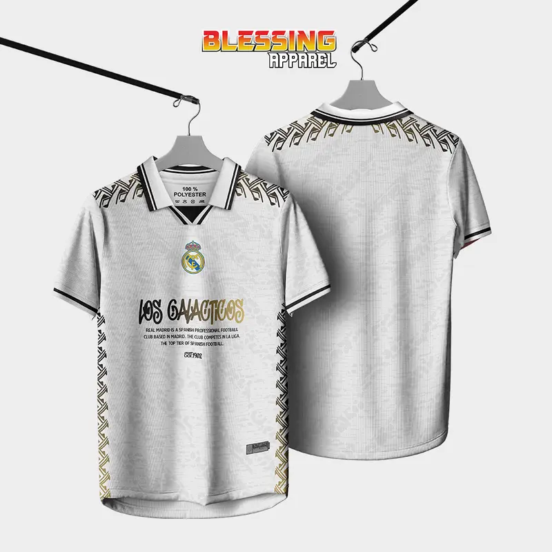 Jersey Fantasy, Real Madrid Full printing vintage retro 2