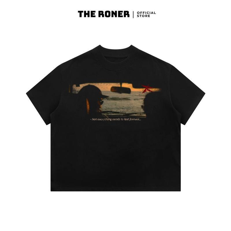 Áo thun BOXY "Temporary" THE RONER 100% Cotton Local Brand Unisex