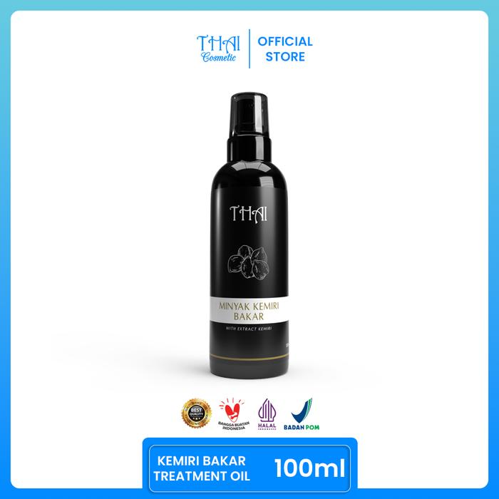 Gambar Thai Minyak Kemiri Bakar - 100ml dari thaicosmeticid Kab. Tangerang Tokopedia