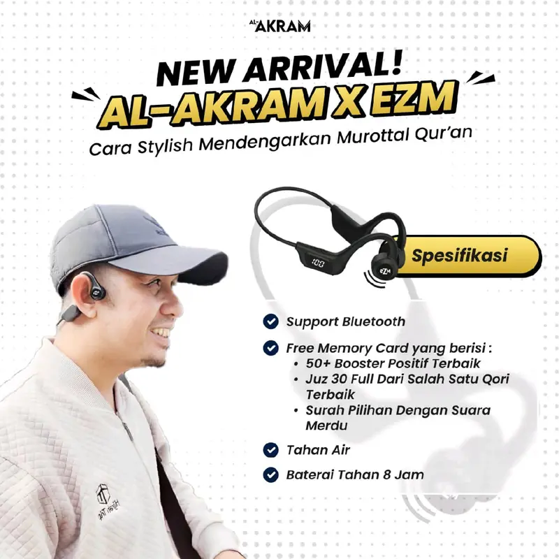 Terbaru Al-Akram eZm Murottal Qur'an Lengkap Bisa Bluetooth Speaker 0