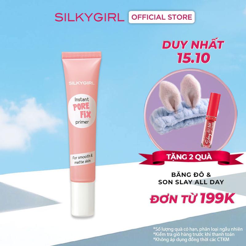 Kem Lót Che Lỗ Chân Lông Silkygirl Instant Pore Fix Primer 15ml