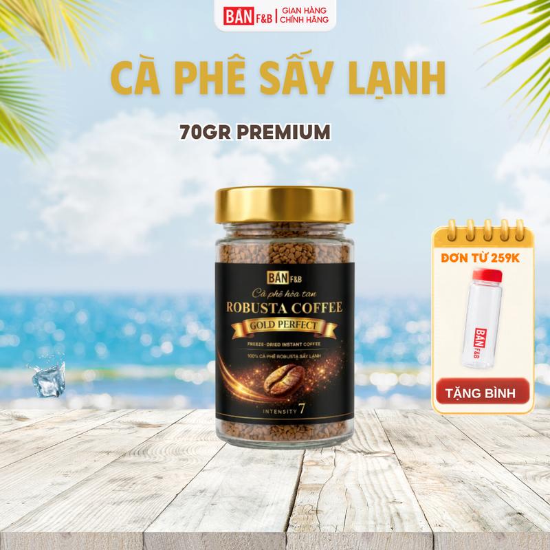 Cà Phê Sấy Lạnh Robusta Coffee Gold Perfect F&B – 100% Nguyên Chất, Đậm Vị,…