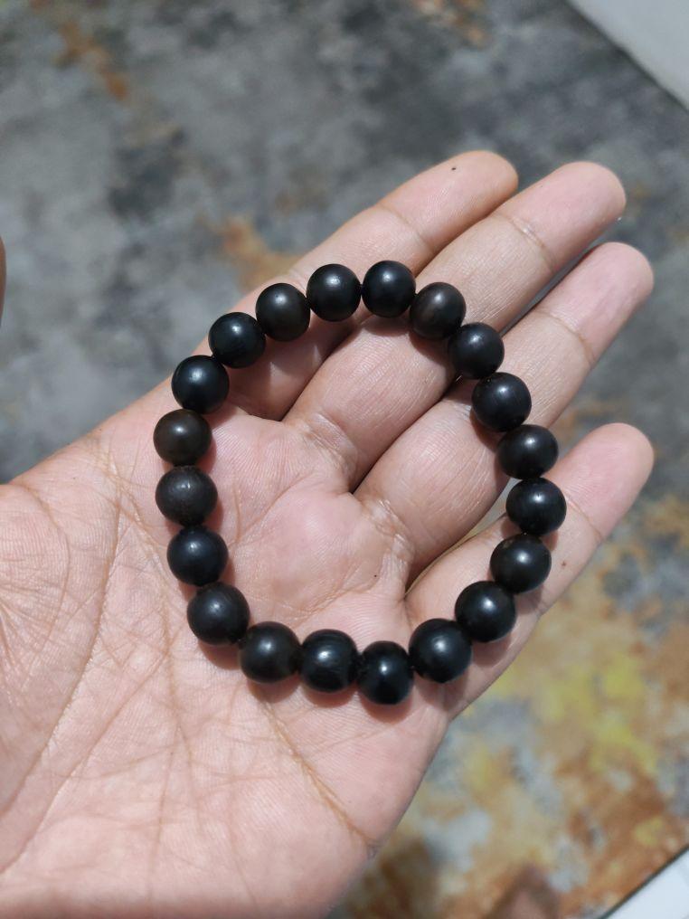 [8 mm] Gelang Kayu Iksir Grade A ++ Kawalu - Tasik, Gelang Iksir Lokal Unik dan Berkhasiat
