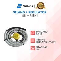 Gambar SANEX Selang Regulator Gas 1.8 Meter SN-R181 dari SANEX ID Kab. Tangerang 1 Tokopedia