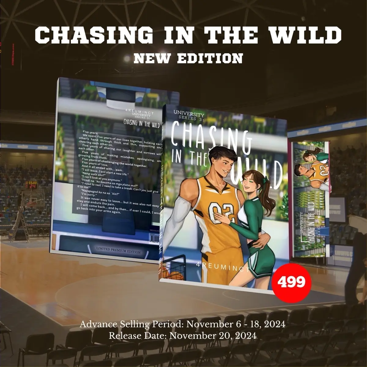 Chasing in the Wild New Edition by 4reuminct/Gwy Saludes (Wattpad Book - Precious Pages) || AlyDap Book Shop