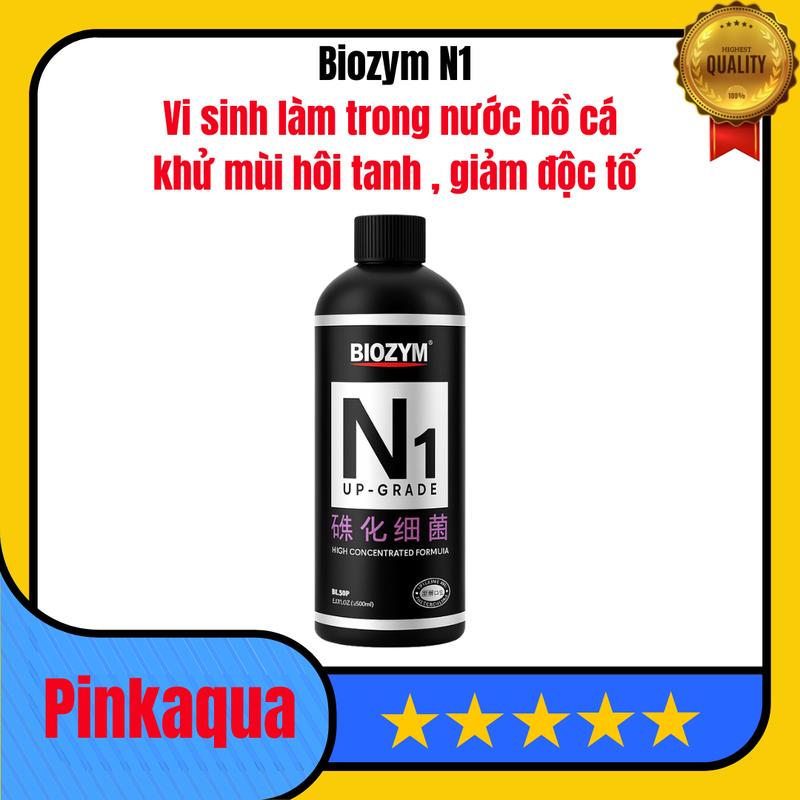 Biozym N1 Vi sinh xử lý nước cho bể cá thủy sinh giữ nước trong sạch