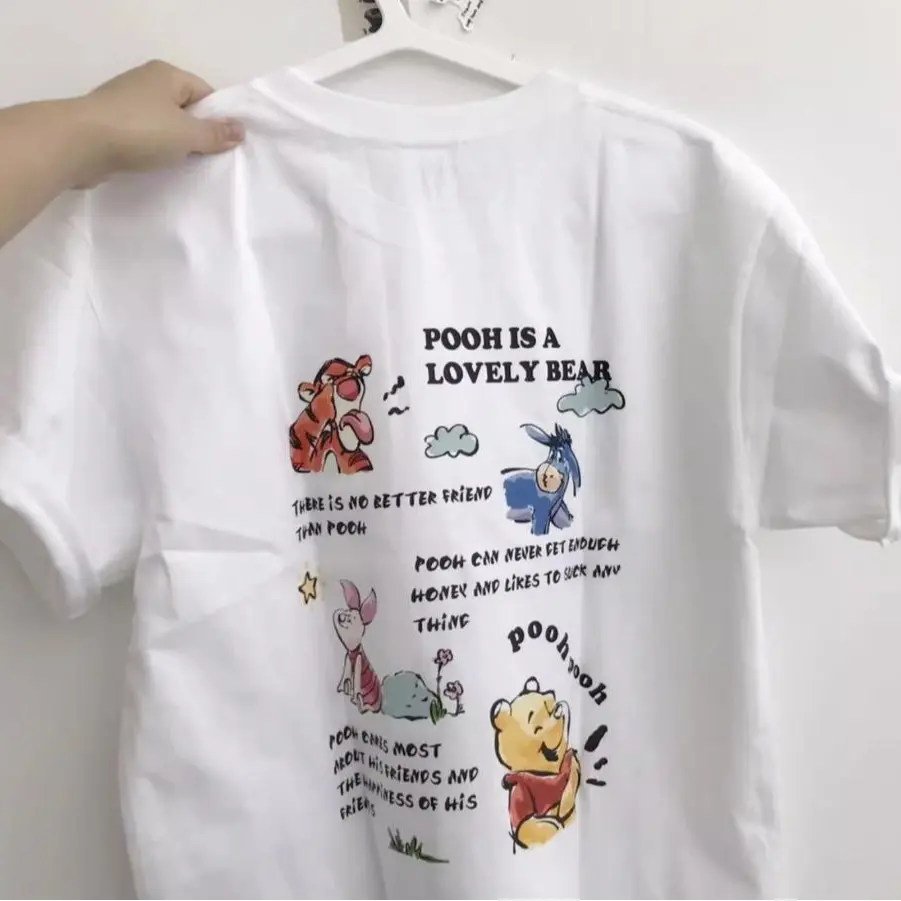 Japanese retro fun cartoon short sleeved t-shirt for women's summer loose ins design, niche oversized couple casual top
