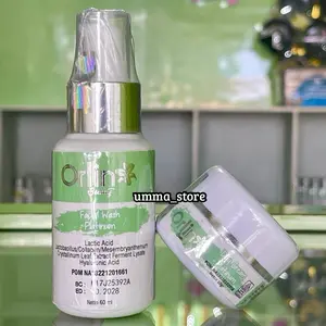 (COD ORIGINAL) PAKET HEMAT FACIAL WASH & DAY CREAM ORLIN BEAUTY