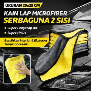 Kain Lap Cuci Mobil Bahan Micro Fiber Serba Guna