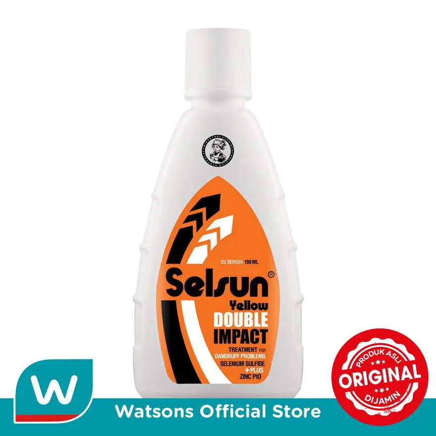 Selsun Yellow Double Impact Shampoo 100ml