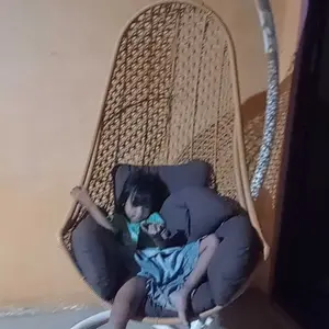 Keranjang Inul Ayunan Gantung Rotan Sintetis ( Tanpa Tiang Besi Hanya Keranjang Saja )