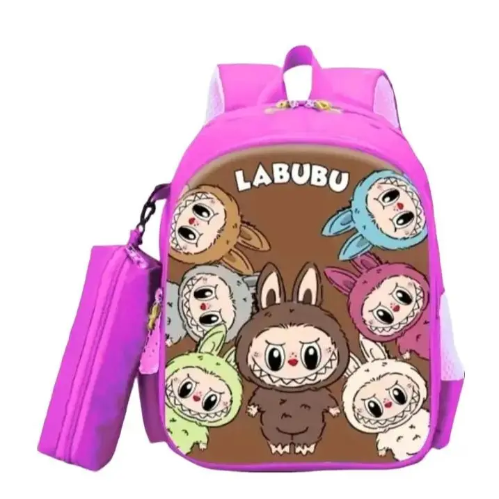 Tas Ransel Sekolah Khusus Perempuan Anak Model Terbaru Kekinian Viral Labubu - Fashion