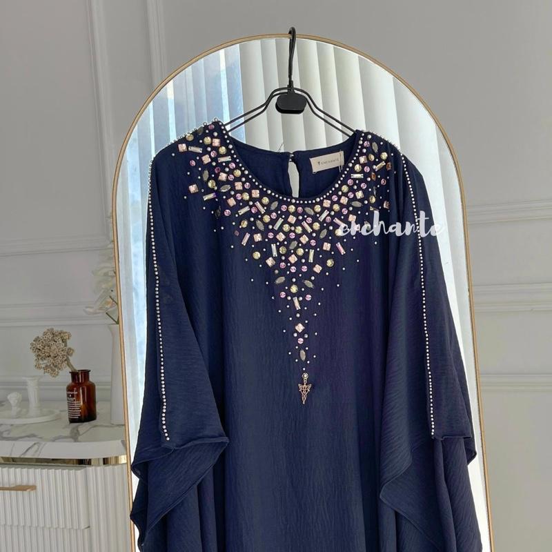 ￼SAPHIRE KAFTAN Crinkle Airflow Premium Jumbo Original By Enchante 3