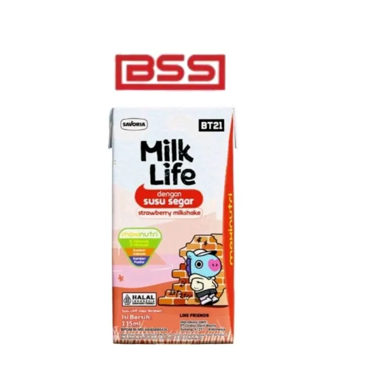 [BSSQLY] Susu UHT Indomilk//Milk Life-1Dus Tidak Bisa Mix Rasa 7