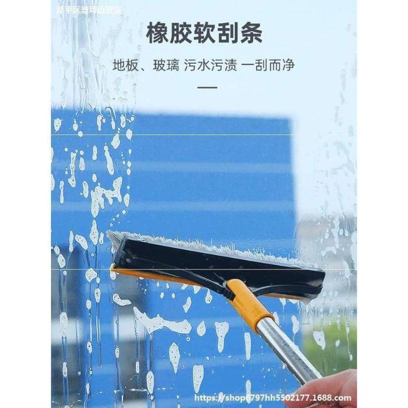 Combo 2 Cây Chà Sàn Kèm Gạt Nước – Lau Kính, Lau Tường, Làm Sạch Nhà Vệ Sinh, Lau Sạch Không Góc Chết 3