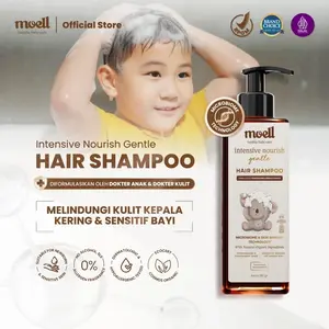 [SIAP KIRIM] Moell Shampoo Bayi 185ml (TANPA SLS DAN TIDAK PERIH DIMATA)